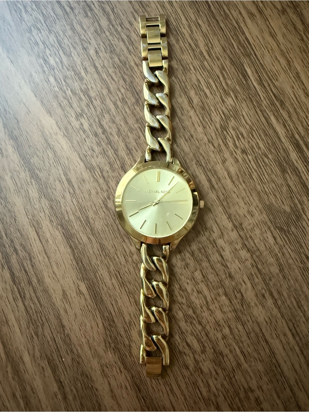 Michael Kors Gold Chain-Link Watch